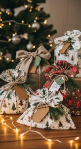 Wrap with Reusable Gift Bags.