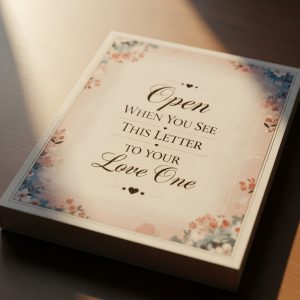 Open When Letter