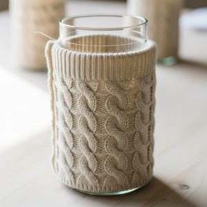 Sweater-Wrapped Vase