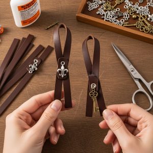 Leather Ornament Hangers