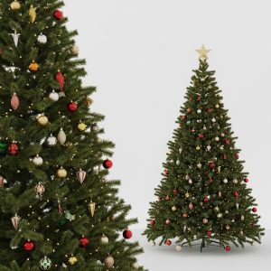Decorated Christmas tree